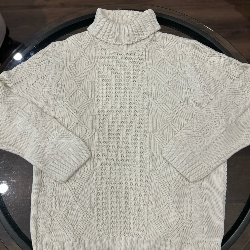 Weatherproof Vintage Ivory Knit Sweater